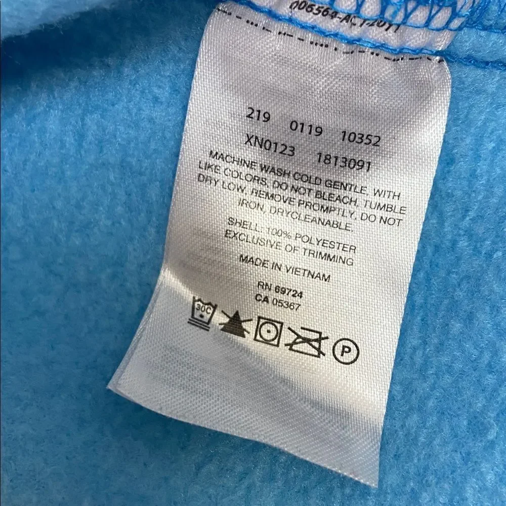 Columbia Cozy Blue and Gray Kids Footie